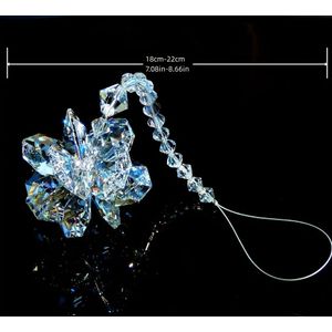 TEMU 1 Stück Charm Regenbogen Klar Kristall Sonnenfänger - Ideales Geschenk für Sie, Perfekte Fenster- und Bürodekoration Glas Bastelbedarf