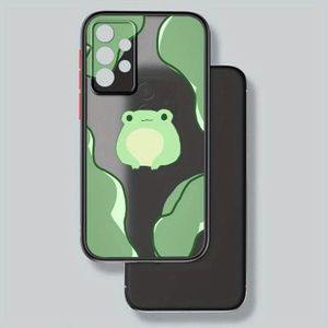 TEMU Niedliche Frosch--Kunst Langlebige TPU Stoßfeste Handyhülle für Samsung A73 A72 A71 A54 A53 A52s A34 A32 A24 A14 A13 5G