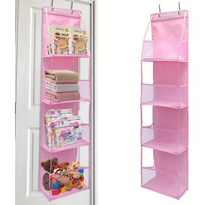 TEMU Vielseitiger Tür-Organizer mit 4 Großen - Atmungsaktives Netz, Ideal für Spielzeug, Schuhe & Windeln von Kindern - Perfektes Geschenk für Weihnachten, Halloween, Thanksgiving