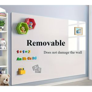 TEMU 60*90cm Magnetisches Whiteboard-Aufkleber - Schneidbar, Spurlos Löschbar, Geeignet für Klassenzimmer, Büro, Zuhause, Inklusive 8 Markern, 6 Magnetperlen und anderen 32 Gegenständen