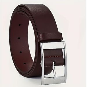 TEMU Ein Gürtel Mit Einer Stiftschnalle Für Herren, Ein Jeansgürtel Aus PU, Ein Lässiger Taillengürtel, Ein Geschenk Für Männer