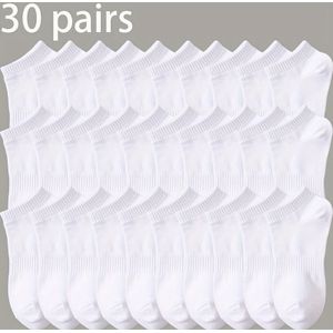 TEMU 10/16/ Paar Unisex Weiße Knöchelsocken - Weich, Atmungsaktiv, Ganzjahres-Niedriges Design für Männer und Frauen, Niedliche Socken, Freizeitsocken, Bequeme Trageweite