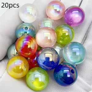 TEMU 20 Stück Mode Resin Katzenauge Perlen, 16mm UV Beschichtet, kratzfest, Mehrfarbige Mischung für DIY-Schmuck, Armbänder, Freundschaftsgeschenke, Schlüsselbänder und Stifte-Dekorationen