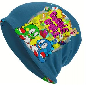 TEMU Bubble Themenmütze für Herren, Strickmütze, Funky Stretch Polyester Hut mit Elasthan, Trendige Strickmütze ohne Krempe