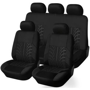 TEMU 9-teiliges Set von Automobilunternehmen-Sitzbezügen - leicht zu reinigen, pflegeleicht, stilvoll und sicher, für alle Jahreszeiten und Fahrzeuge geeignet