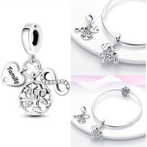 TEMU 925 Reines Silber Ever Symbol Baum des Lebens Anhänger Charme Armband Halskette Frauen Geburtstag Mode Schmuck Geschenk