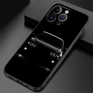 TEMU Case für Apple Pro Max 11 13 15 14 Plus 12 Mini ? Schwarze Softshell Handyhülle Cool Black Auto Design