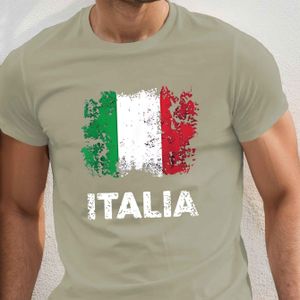 TEMU Italien Herren Kurzarm T-Shirt Sommer T-Shirt Oberteil
