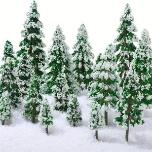 TEMU 12-teiliges Mini-Schneekiefern-Set - Größen von 1.97"" bis 5.9"", für Weihnachts- & Winterdekorationen, Kein Erforderlich, Weihnachtsdeko