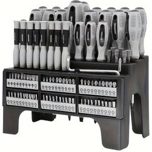 TEMU -teiliges magnetisches Schraubendreher-Set mit Kunststoff-Rack, Mehrzweck-Metall-Handwerkzeuge, kein erforderlich, ideal für Heimwerken, Reparatur und