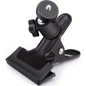 TEMU Clamp Mount, Kamera-Blitzhalterung, Telefonhalterung, 360° Kamera-Klemme, Klemmstativ-Blitzschiene Montageadapter Mit 1/4"" Gewindekugelkopf, Kompatibel Mit GoPro Hero DSLR Kamera-Stativ