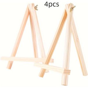 TEMU Set aus 4 -Staffeleien, 9"" Tischdisplay-Ständer, verstellbares Stativ für Leinwände, Fotos & , Bastelmalerei-Partybedarf