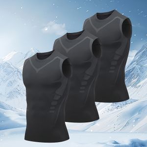 TEMU 3 Stück Herren Schnell Trocknende Tank Tops - Atmungsaktiv, Hohe Stretchfähigkeit, Ärmellose Hemden Für Sport, Fitness Und Training, Hohe Elastizität, Runder Hals, Einfarbig
