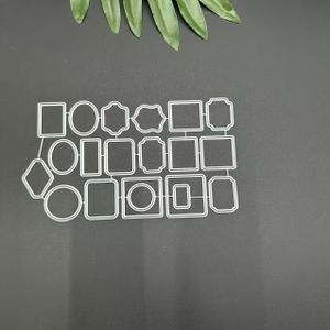 TEMU Vintage Poststempel Dekoration Metallschneideschablone & Stempel Tagebuch Dekoration Schablone Prägeschablone DIY Grußkarte Handgemacht 2025 Neuer Stil