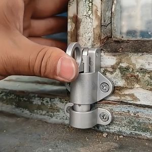 TEMU Aluminiumlegierungsfeder-Automatikriegel-Schiebetürfenster Selbstschließender Fensterriegelverschluss