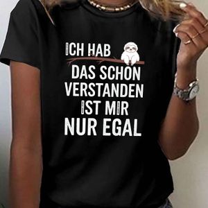 TEMU I Already That Druck-T-Shirt, Kurzarm-Rundhalsausschnitt-Casual-Top Für Sommer & Frühling, Damenbekleidung