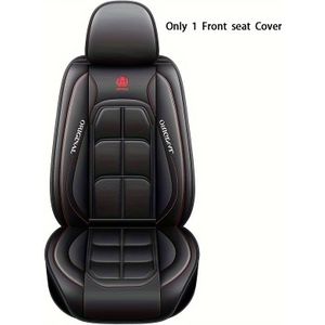 TEMU 1 Vordersitzkissen 1 Premium Autozubehör PUPU PU-Leder Autositzbezug - für die meisten Autos, SUVs, PU-Lederräder! Ganzjahres Universal-Innenraumzubehör