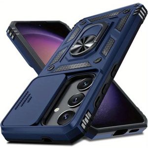 TEMU Schützender Hülle mit einem drehbaren Ringständer, speziell für Samsung S24FE/S23FE/S21FE/S20FE, hergestellt aus sturzfestem TPU und mit einer gleitenden .