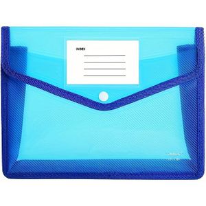 TEMU A4 Aktenaufbewahrungstasche & Ordner, Aktenhülle, Transparente Aufbewahrungs- und Sortiertasche mit Etikett