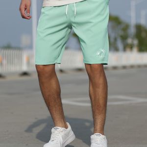 TEMU Herren Leichte Stretch-Shorts - Bequeme, Lässige Sommerkleidung mit Kordelzugbund & für Strand und Reisen, ÜBERGRÖSSE