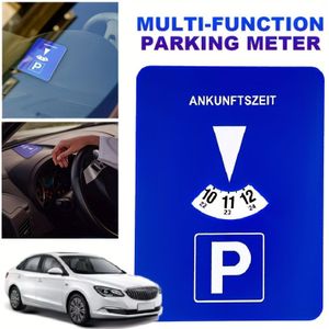 TEMU . Digitaler -Schild, Elektronische Auto-Uhrkarte aus Kunststoff, Multifunktionales Zubehör für Parkplätze, Parkkarten