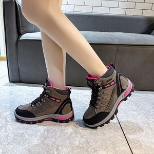 TEMU Stilvolle High-Top-Sneaker für Damen - Rosa und schwarzer geometrischer Muster, Schnür-Sneaker mit Gummisohle, synthetischem Kunstleder-Aufbau, bequemer Stofffutter für den ganzen Tag