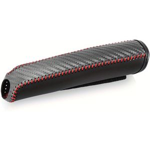 TEMU PU-Handbremsschalen-Set für Autoinnenraumzubehör - Handgenäht, Schutzdekoration für Schalthebel und Handbremsgriff