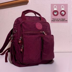 TEMU 2023 Mode Frauen Gelb Nylon Laptop-Rucksack mit verstellbarem Träger, Mehrfach--Reißverschluss, Casual-Stil, Handwäsche - Ideal für Reise, Rucksack | Rucksack | Langlebiger Rucksack, Laptop-