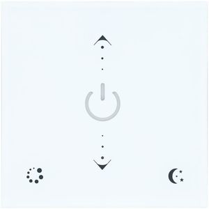 HOFTRONIC - LED-Wanddimmer - Einbau und Aufputzmontage - für 12V-Einbaustrahler - 2.4GHz - IP20 für Innenbereich