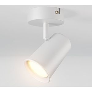 HOFTRONIC - Riga LED Deckenstrahler Weiß - Schwenkbar - GU10 Fassung - Deckenlampe für Wohnzimmer - Aufbau Deckenspot
