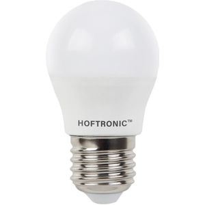 HOFTRONIC - E27 LED-Glühbirne - 4,8 Watt 470 Lumen - 4000K neutralweißes Licht - Große Fassung - Ersetzt 40 Watt - G45 Form