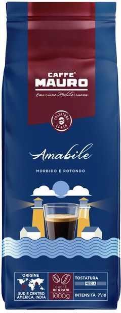 Caffè MAURO Kaffeebohnen Mediterranean AMABILE (1kg)