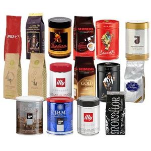 Probierpaket Kaffeebohnen 16 Sorten (4 kg)