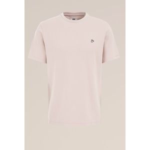 Fundamentals - Heren T-shirt - Slim Fit - Lichtroze - Katoen - Maat: S