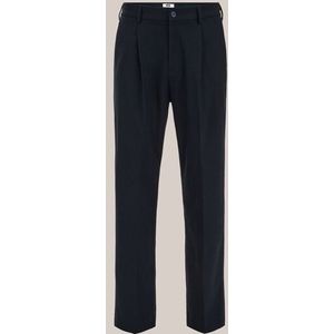 WE Fashion - Heren loose fit pantalon - Loose fit - Donkerblauw -  Maat: 28/32