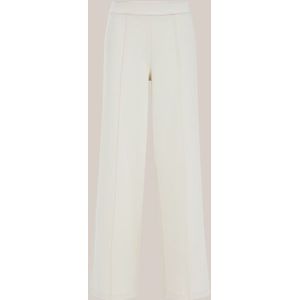 WE Fashion - Dames regular fit broek - Regular fit - Ecru -  Maat: XS