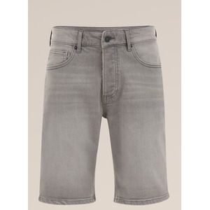 Blue Ridge - Heren regular fit denimshort - Regular fit - Lichtgrijs gemeleerd - Katoen - Maat: 31