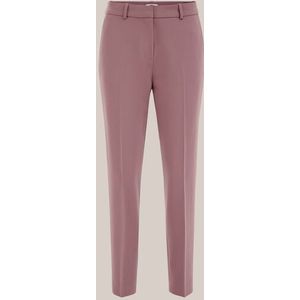 WE Fashion - Dames slim fit pantalon - Slim Fit - Koraalroze -  Maat: 32