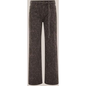 Blue Ridge - Dames wide leg jeans - High waist - Donkerbruin - Katoen - Maat: 31