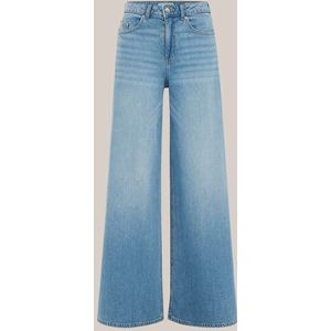 Blue Ridge - Dames wide leg jeans - Mid waist - Blauw - Katoen - Maat: 27