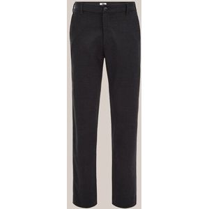 WE Fashion - Heren regular fit chino - Regular fit - Donkerblauw - Katoen - Maat: 28/32