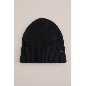 WE Fashion - Heren beanie - Regular fit - Zwart -  Maat: One Size