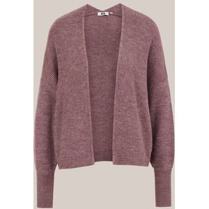 WE Fashion - Dames regular fit gebreid vest - Regular fit - Mauve -  Maat: XS