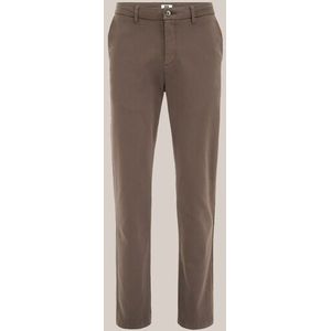Fundamentals - Heren Slim fit chino van premium bi-stretch - Slim Fit - Kaneelbruin - Katoen - Maat: 28/30