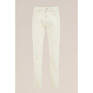 Fundamentals - Heren slim fit jeans met medium stretch - Slim Fit - Gebroken wit - Katoen - Maat: 31/34