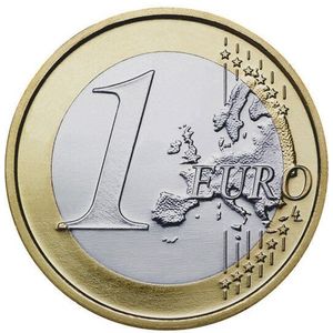 Magnetische munt 1 euro