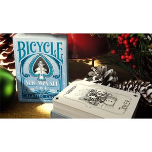 Bicycle Snowman (Blue) Speelkaarten
