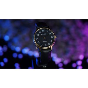 Infinity Watch V3 - Gold Case Black Dial by Bluether Magic