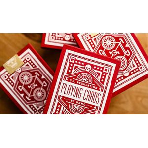 Red Wheel Playing Cards (DKNG) by Art of Play