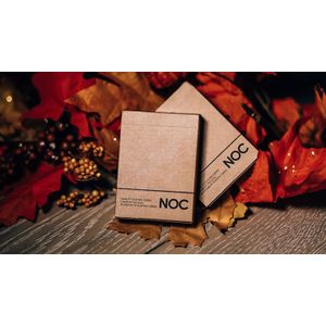 NOC on Wood (Brown) Speelkaarten